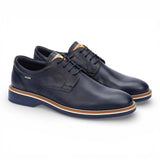 Claret - Chaussures Derby à lacets en cuir bleu pour homme