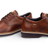 Claret - Chaussures Derby à lacets en cuir marron pour homme