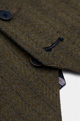 Gilet croisé vert olive pour homme Damon