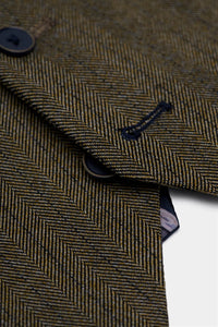 Gilet croisé vert olive pour homme Damon