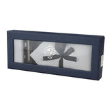 Diamond Neck Silver Tie Gift Set Pocket Square Cuff Links Pin Tie For Shirt Satin