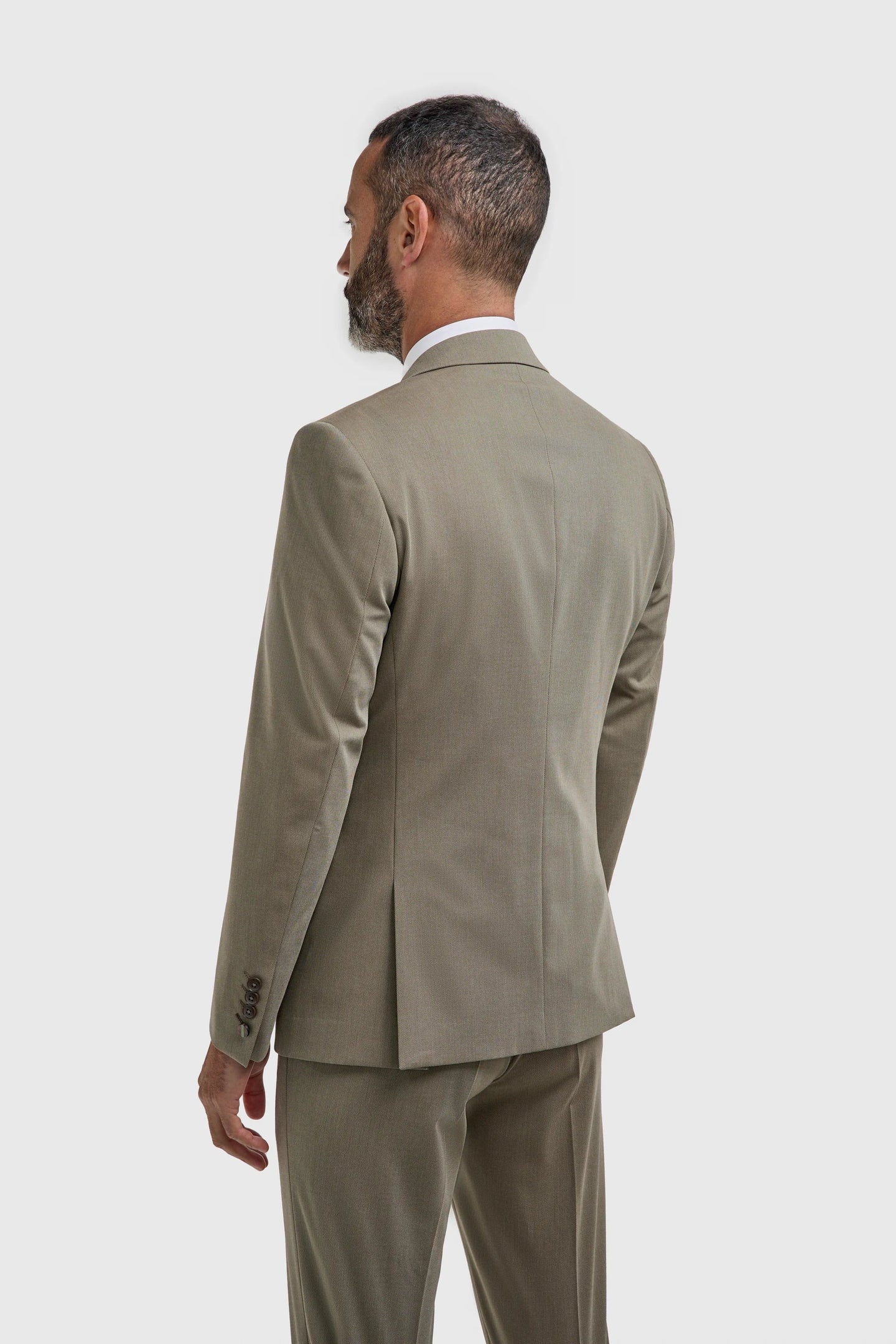 Donatella - Blazer vert sauge pour homme, coupe ajustée