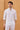 Chemise d'été blanche en pur lin pour homme, manches longues, boutonnée