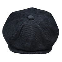 Men's 8 Panel Razor Baker Boy Hat Corduroy Blinders Newsboy Flat Caps