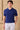 Polo homme bleu marine en maille côtelée