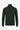 Pull à col roulé vert pour homme, en maille douce à manches longues et mélange de viscose.