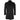 Men's Stand Collar Wool Blend Black Overcoat