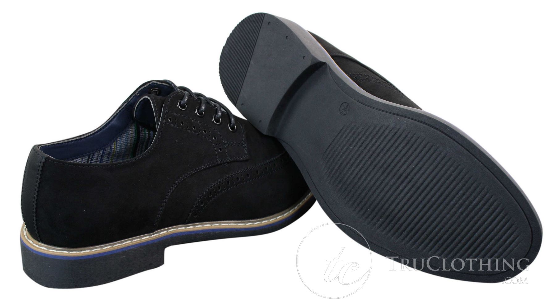 Elong EL0635 - Mens Smart Casual Suede Nubuck Leather Brogues