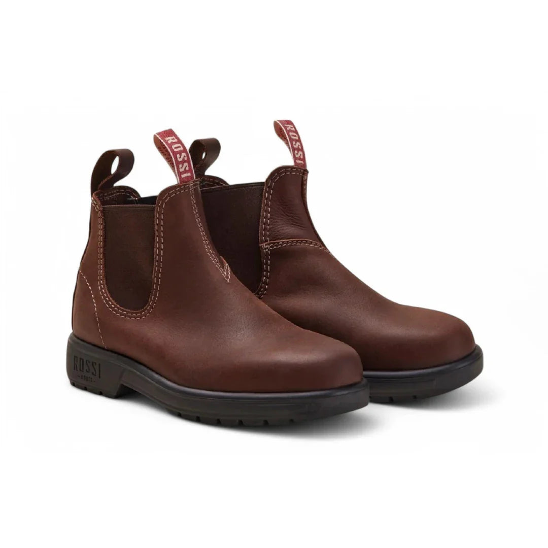 Bottines Chelsea Endura 303 - Cuir marron séquoia