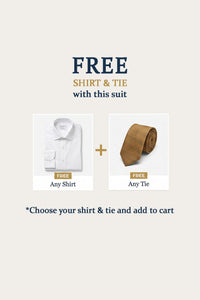 Oscar - Costume trois pièces pour homme en tweed de laine mélangée vert olive