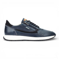 Getafe - Baskets en cuir bleu pour homme, faciles à porter