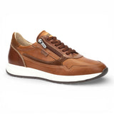 Getafe - Baskets en cuir marron pour homme, faciles à porter