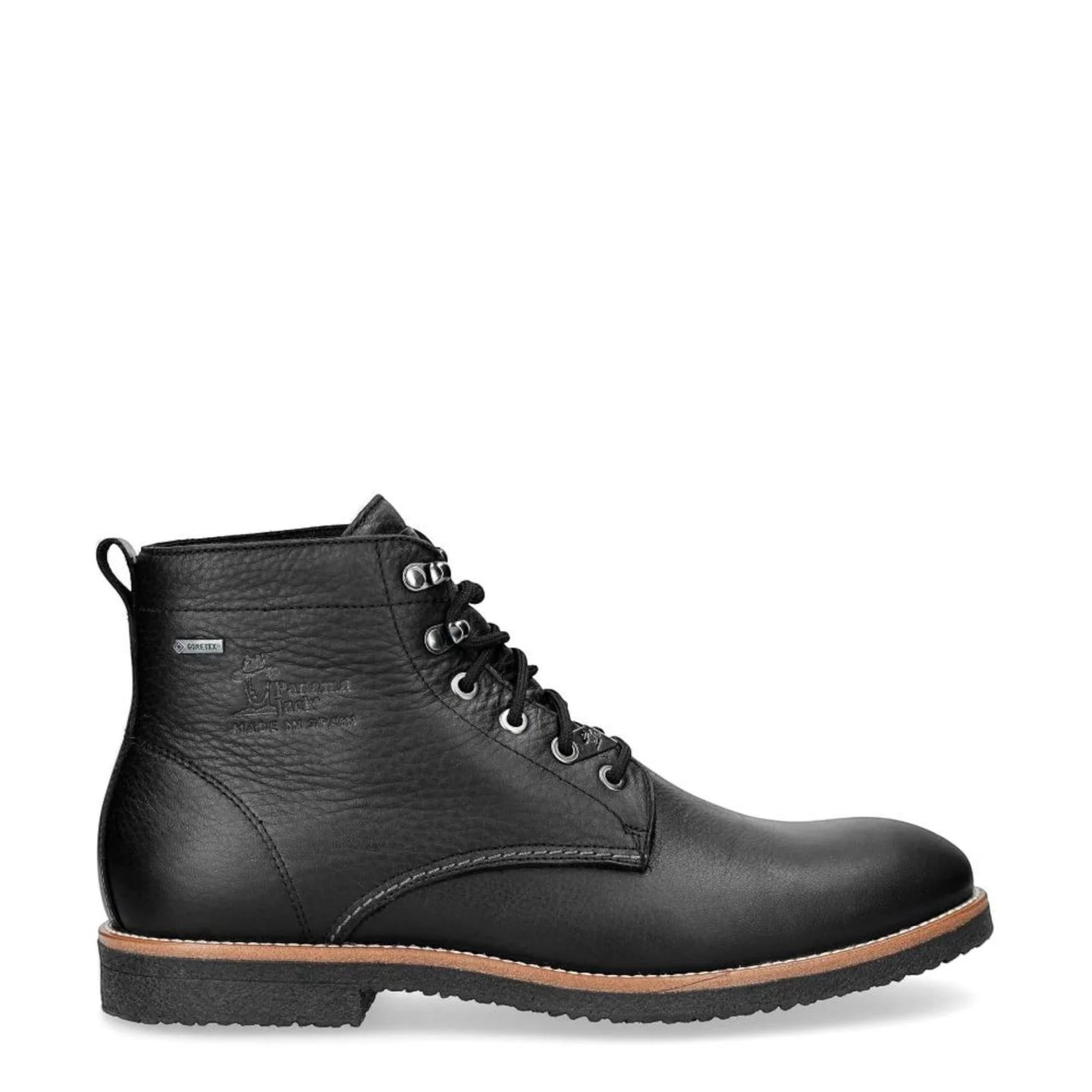 Bottines Glasgow GTX C3 pour homme, en cuir noir imperméable.