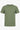 T-shirt classique côtelé vert pour homme