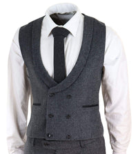 Grey Tweed 3 Piece Suit