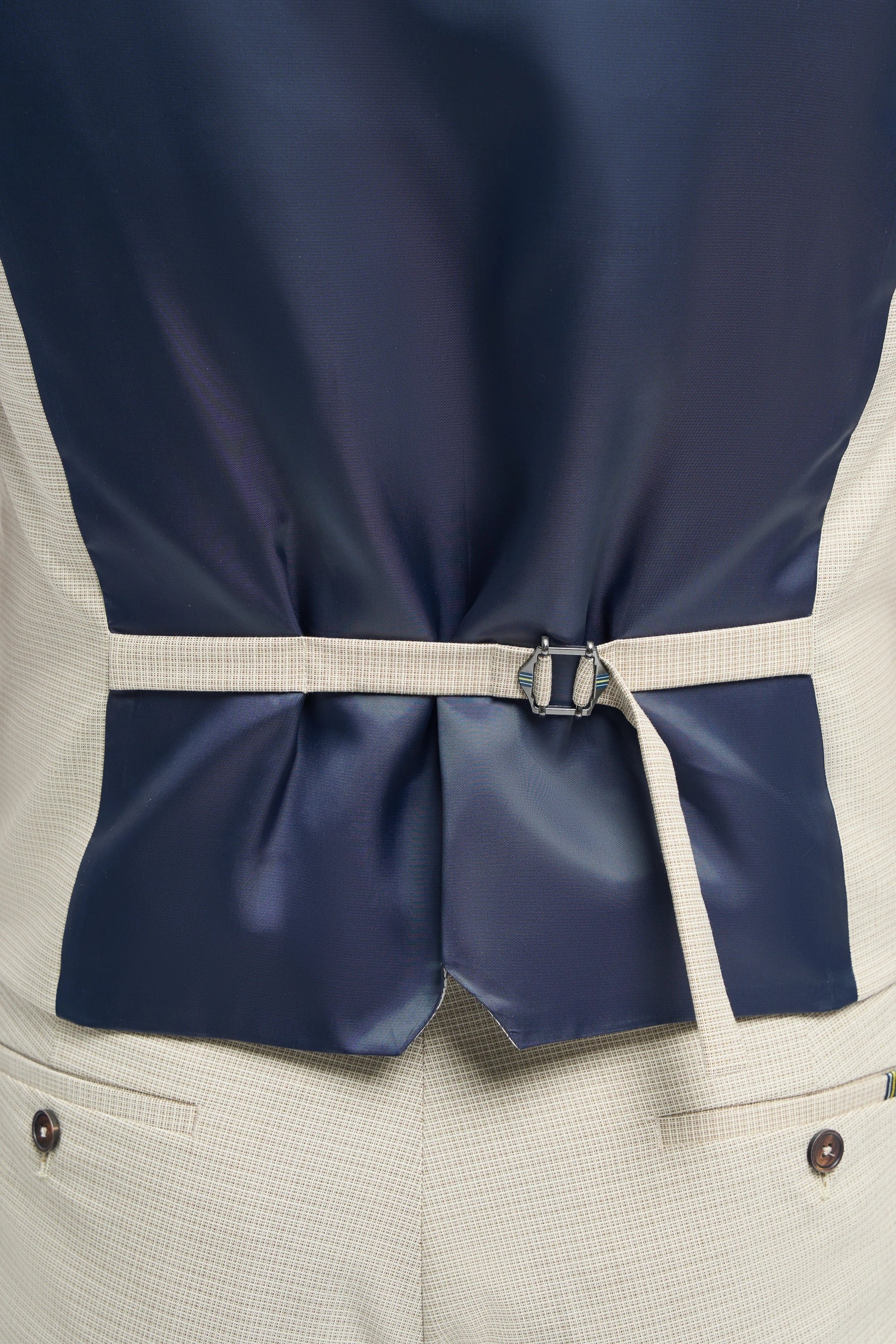 Hampton - Costume trois pièces beige pour homme