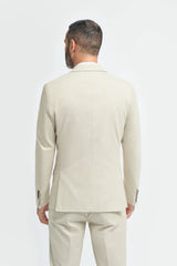 Hampton - Costume trois pièces beige pour homme