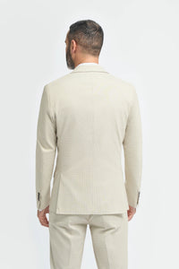 Hampton - Costume trois pièces beige pour homme