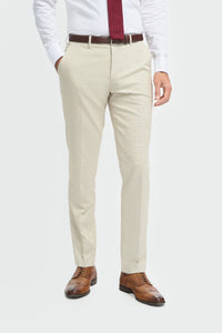 Hampton - Costume trois pièces beige pour homme