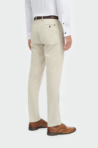Hampton - Costume trois pièces beige pour homme