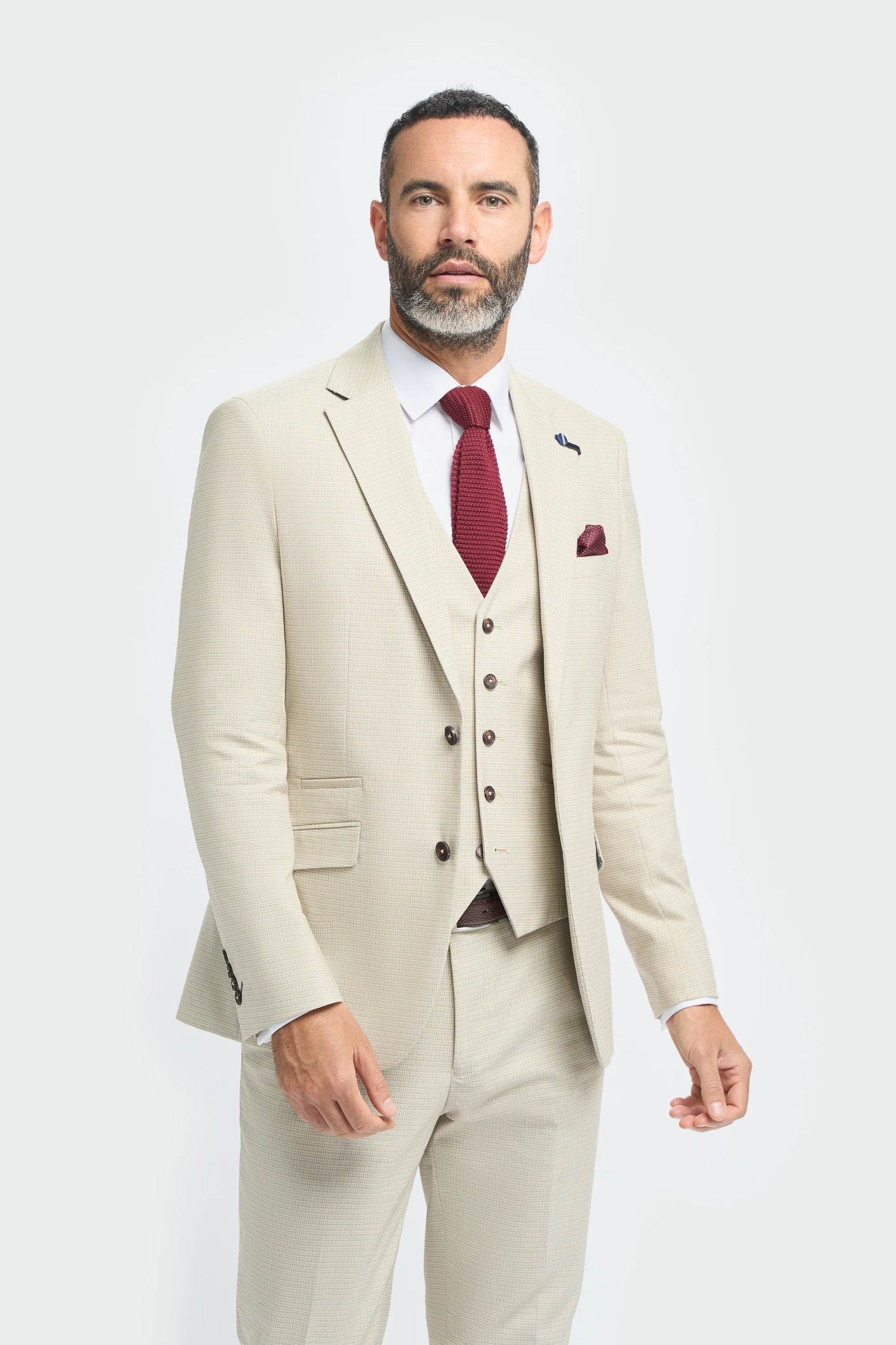 Hampton - Blazer beige pour homme