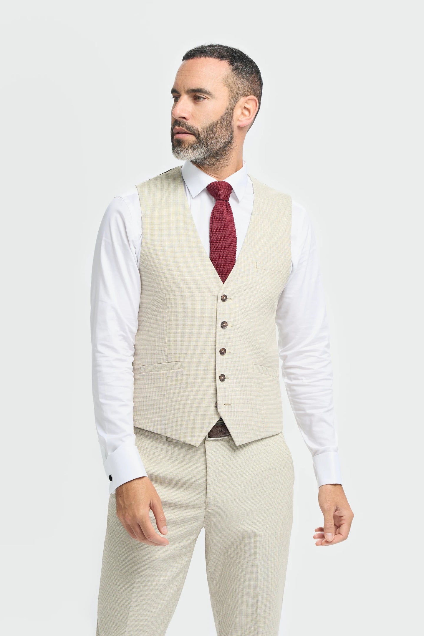 Gilet beige pour homme Hampton