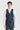 Gilet Harris pour homme en tweed de laine mélangée bleu marine