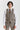 Gilet Harris - Tweed marron à chevrons pour homme
