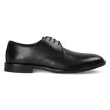 Henley - Chaussures Derby classiques noires à bout uni pour hommes