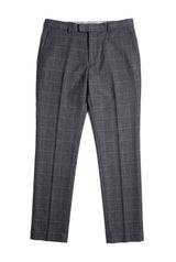 Hobbs - Pantalon à carreaux gris pour homme, style vintage rétro élégant, idéal pour un mariage
