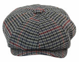 Men Classic Check Newsboy Cap