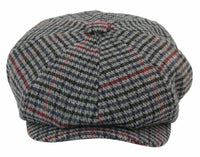 Men Classic Check Newsboy Cap