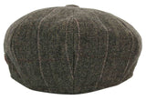 Mens Tweed Check Peaky Blinders Cap
