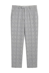 Hugo - Pantalon gris à carreaux pour homme