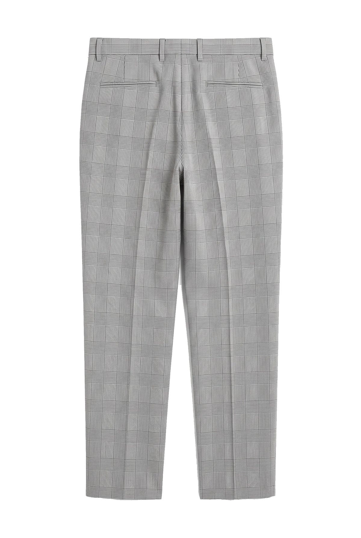 Hugo - Pantalon gris à carreaux pour homme