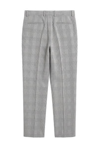 Hugo - Pantalon gris à carreaux pour homme