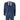 IM40 - Costume trois pièces en tweed à chevrons bleu marine pour homme