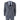 IM41 - Costume trois pièces en tweed gris à chevrons pour homme