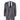 IM44 - Costume trois pièces gris à fines rayures pour homme, style Shelby