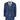IM50 - Costume trois pièces à carreaux bleus pour homme, coupe ajustée