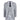 IM53 - Costume trois pièces à carreaux gris pour homme, coupe ajustée