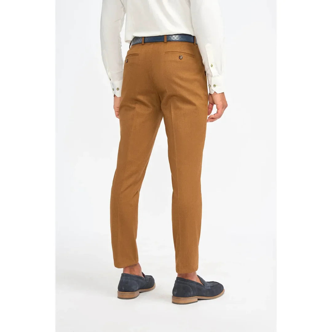 Pantalon habillé camel pour homme James
