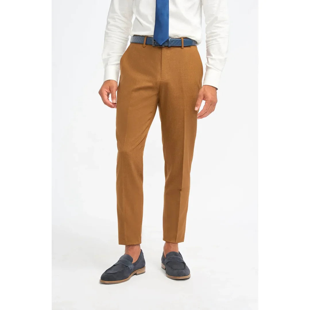Pantalon habillé camel pour homme James