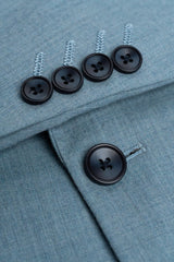 James - Blazer texturé bleu clair pour homme