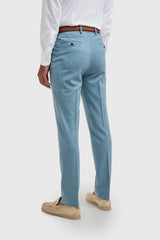 Pantalon texturé bleu clair James pour homme