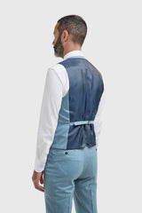 Gilet texturé bleu clair pour homme James