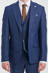Costume trois pièces bleu marine pour homme James