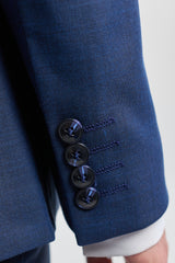 Costume trois pièces bleu marine pour homme James