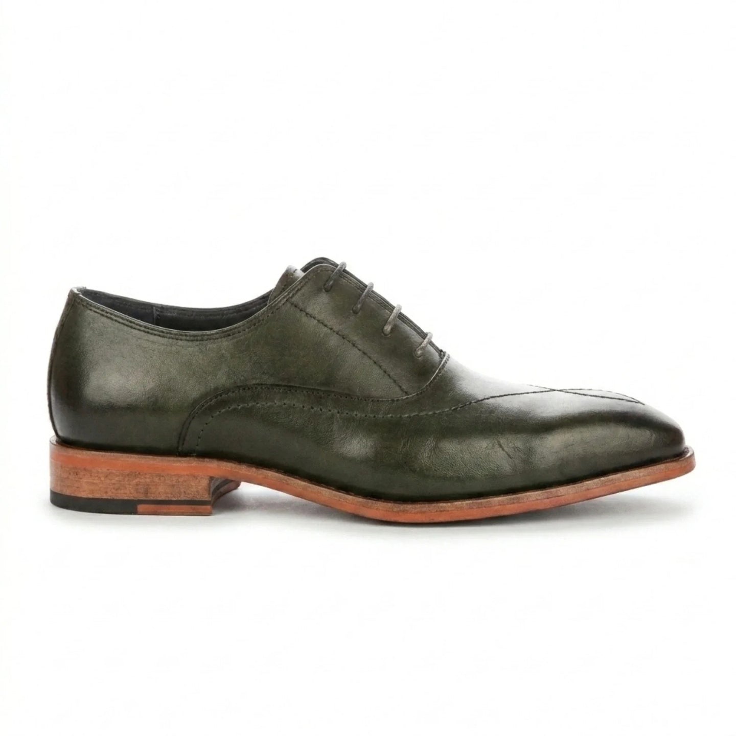 Jett - Chaussures Oxford à bout renforcé vert foncé pour homme