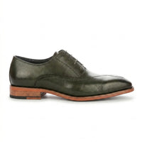 Jett - Chaussures Oxford à bout renforcé vert foncé pour homme